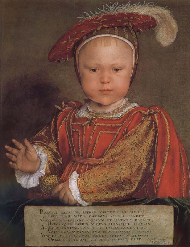 Childhood portrait of Edward V, Hans Holbein